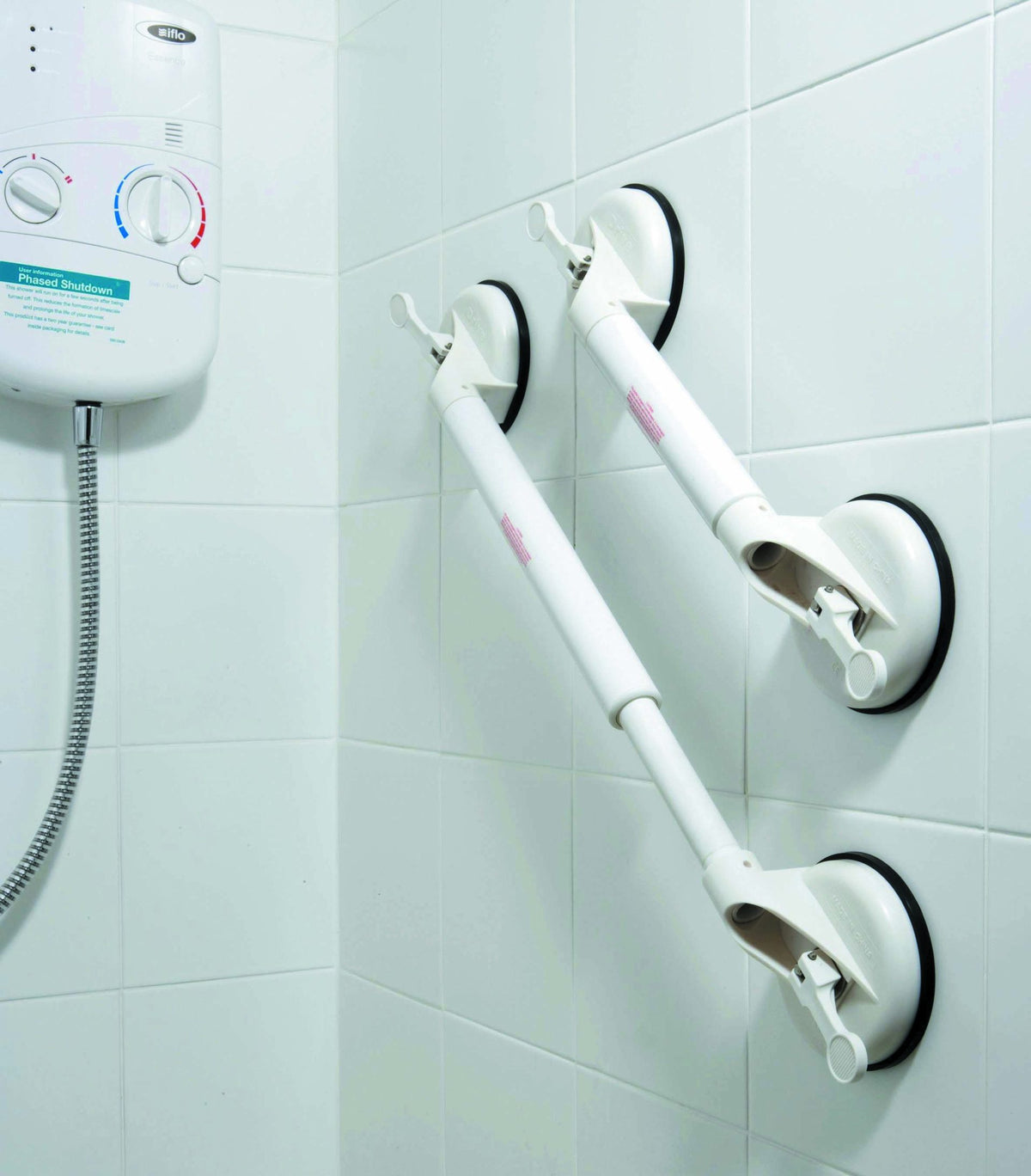 Telescopic Suction Cup Grab Bar - Medium