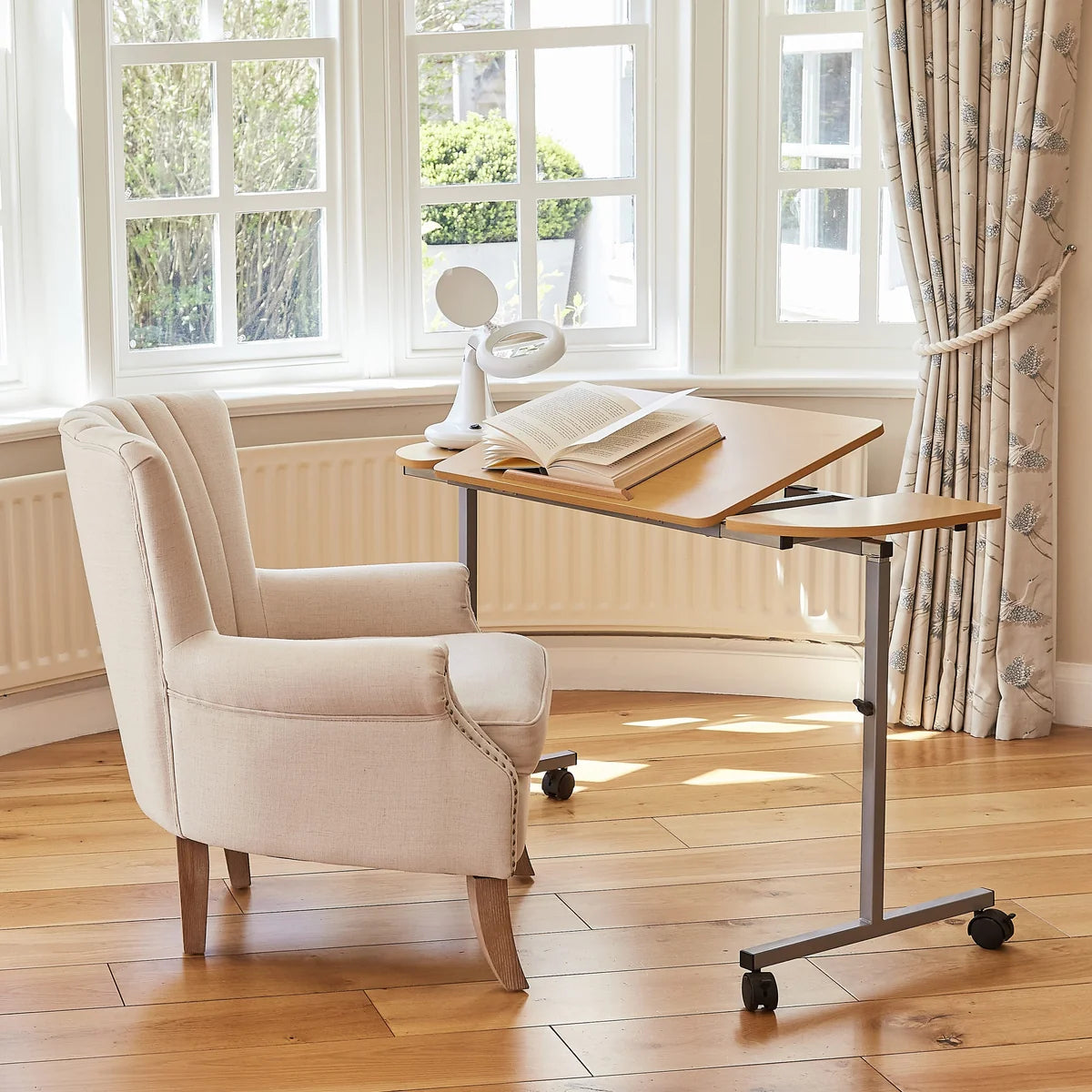Wide Overbed/Chair Table