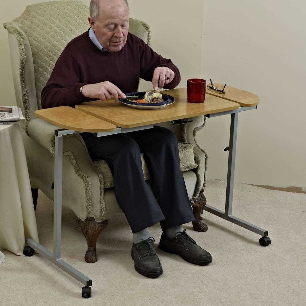 Wide Overbed/Chair Table