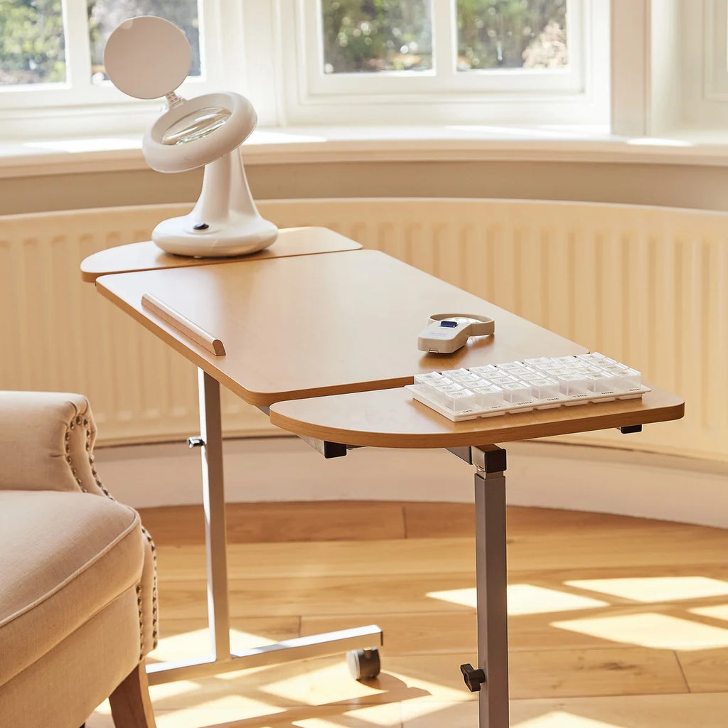 Wide Overbed/Chair Table