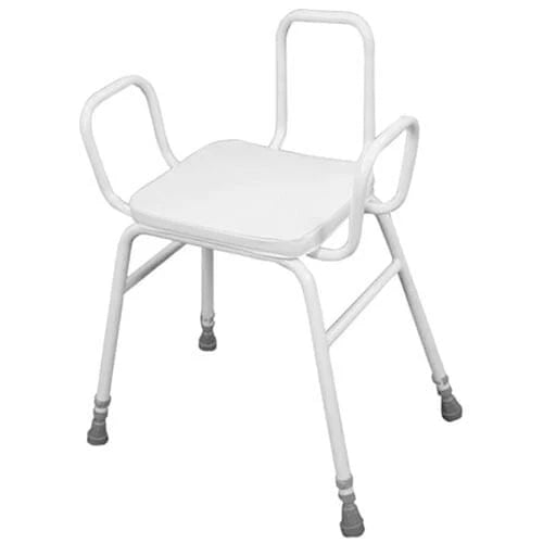 Perching Stool with Back & Arms